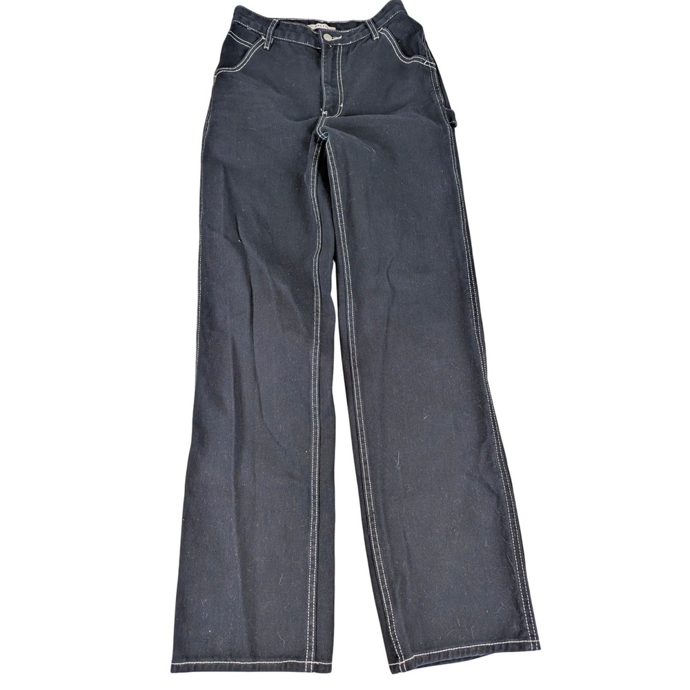Pacific Sunwear‎ Dark Carpenter Pants Stitch Detail Women Size 27x30 PacSun